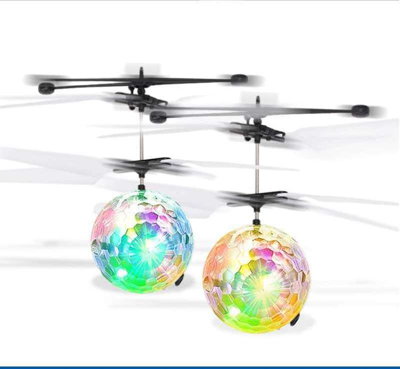 Flying orb Ball LED Luminous Kid Flight Balls  Infrared Induction  hand Control  Magic Sensing  Toys