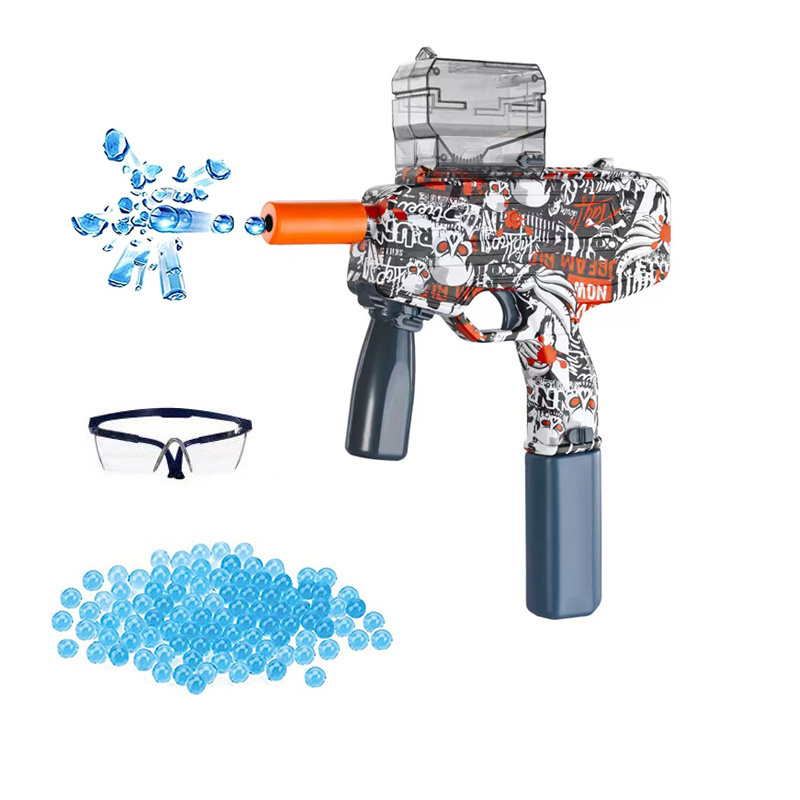 Outdoor Sniper Electric Blaster ball Splatter Shooting garafiti Space MP5 MP9 gel beads water bullet gun