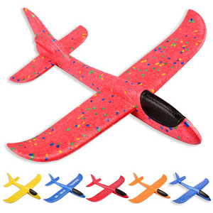 48cm Airplane Toys Kids EPP Hang Glider 3D Hand Throwing Air Flying Toy Model Foam Plane