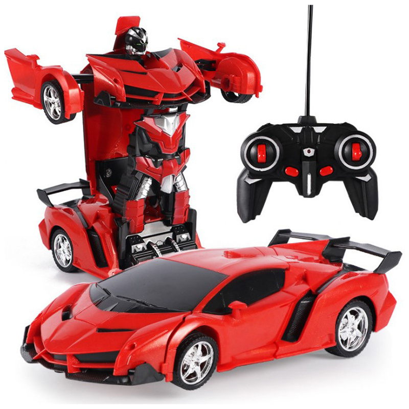 Deformation Racing Vehicle 360 Rotating Stunt Remote Control Transform robot 1/18 rc cars