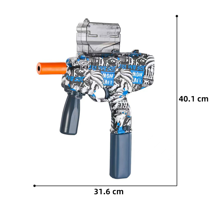 Outdoor Sniper Electric Blaster ball Splatter Shooting garafiti Space MP5 MP9 gel beads water bullet gun