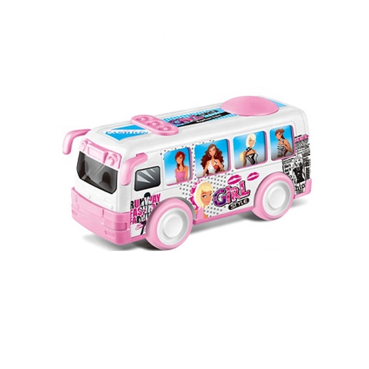 hot selling friction bus toys electric car toys mini cars for kids