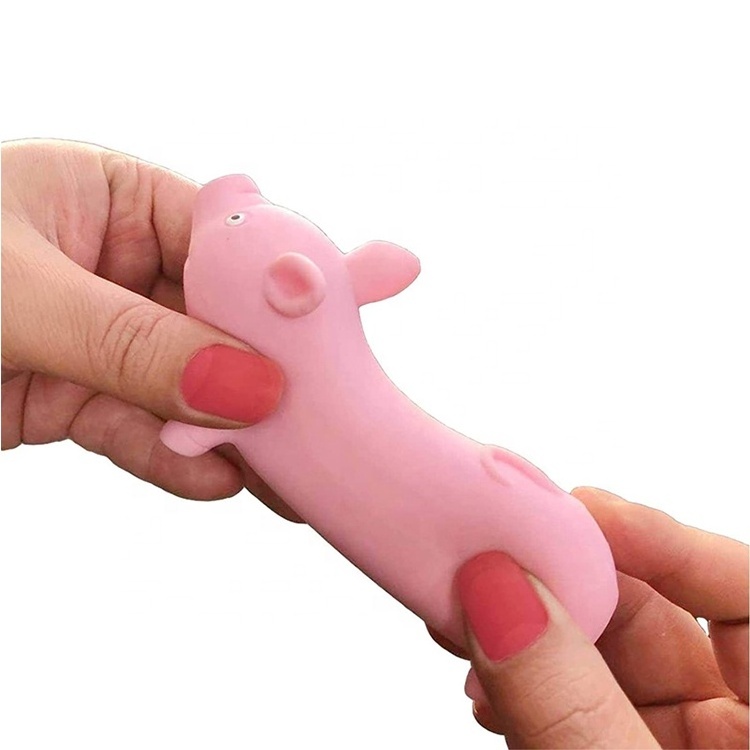 Hotselling stress relief Squeeze sensory toy silicone fidget toys squishy pig