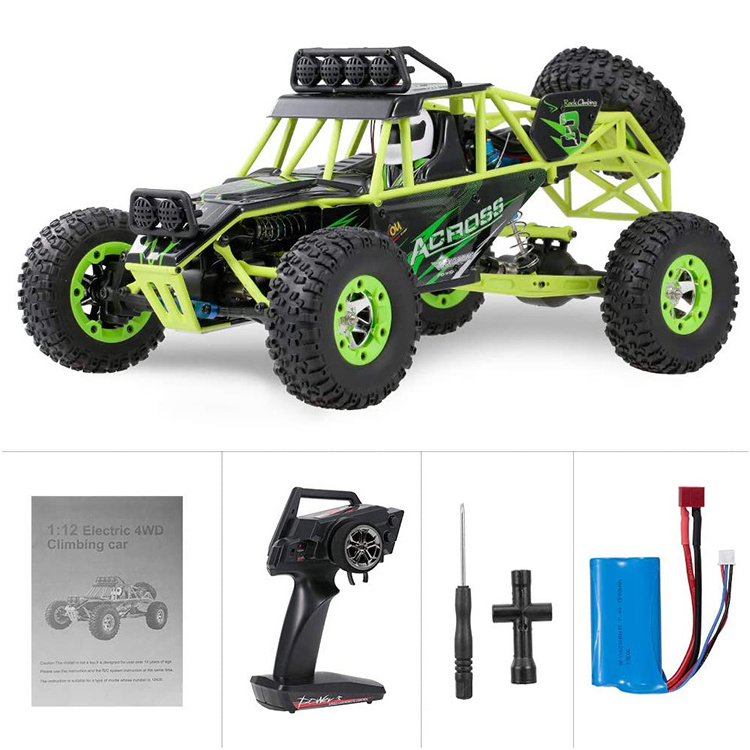 Wltoys 12427 RC Car 1/12 4WD 50km/h High Speed Rock Crawler Remote Control Off Road Truck for Adults