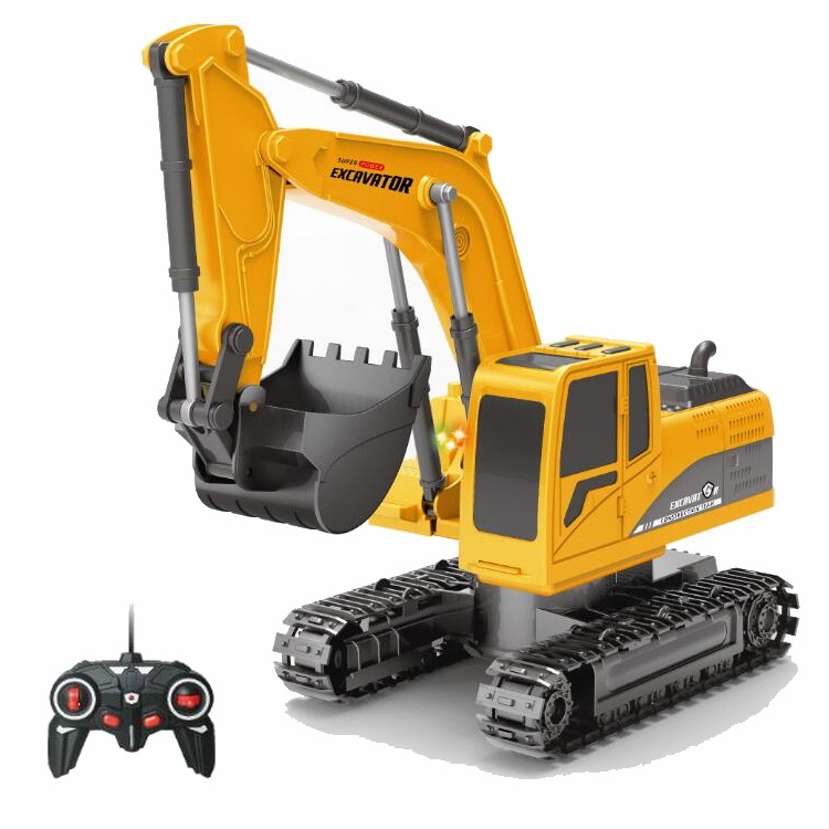 2.4Ghz 6 Channel 1:24  simulated  alloy radio remote control rc excavator truck toy