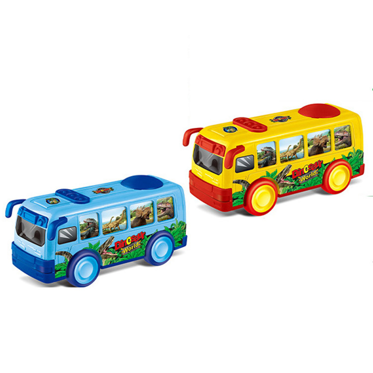 hot selling friction bus toys electric car toys mini cars for kids