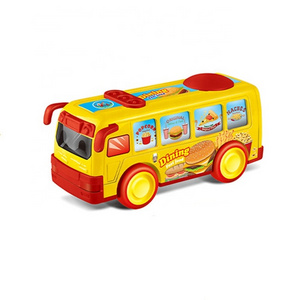 hot selling friction bus toys electric car toys mini cars for kids