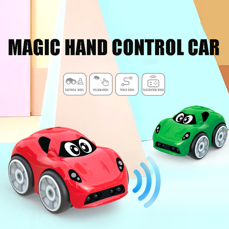 Remote Control mini RC  Car Toys Smart Induction Magic Hand Follow Vehicle Toy for Kids