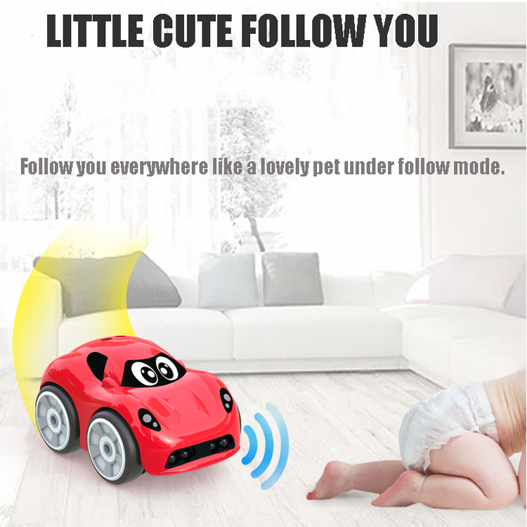 Remote Control mini RC  Car Toys Smart Induction Magic Hand Follow Vehicle Toy for Kids