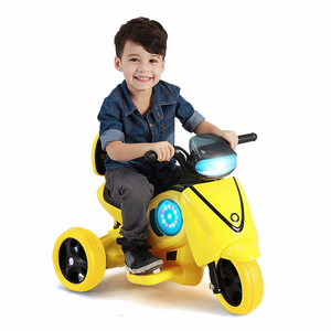 Ride on Car Kids Electric Children's Motorcycle Tricycles Hot Selling 6V 4.5AH Battery Plastic Unisex ABS 3 Wheels