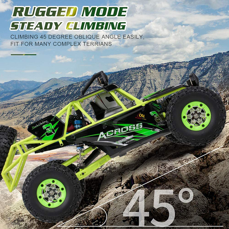 Wltoys 12427 RC Car 1/12 4WD 50km/h High Speed Rock Crawler Remote Control Off Road Truck for Adults