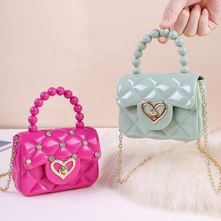 Summer Bags 2022 Candy Kids Crossbody Handbags Luxury Designer Mini PVC Jelly Purses and Bags