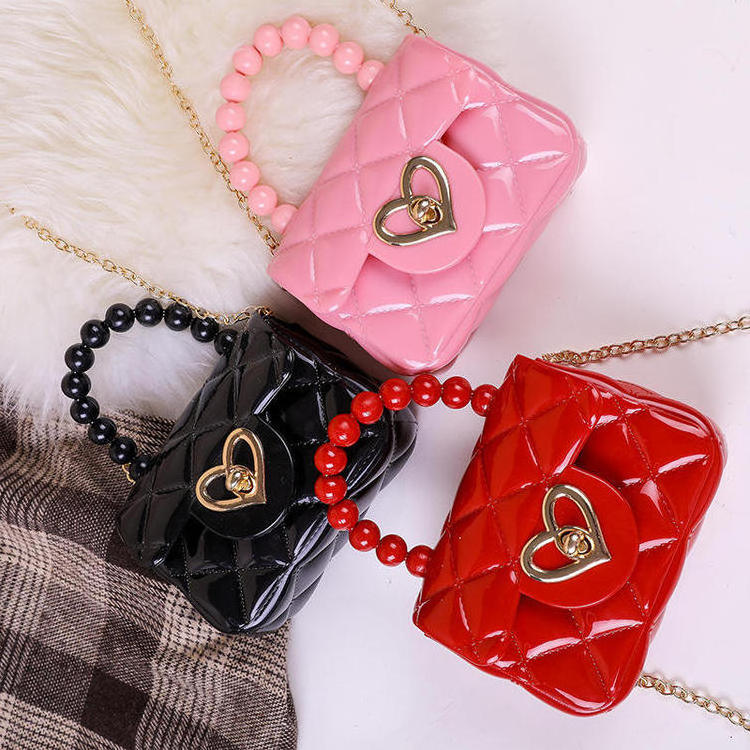 Summer Bags 2022 Candy Kids Crossbody Handbags Luxury Designer Mini PVC Jelly Purses and Bags