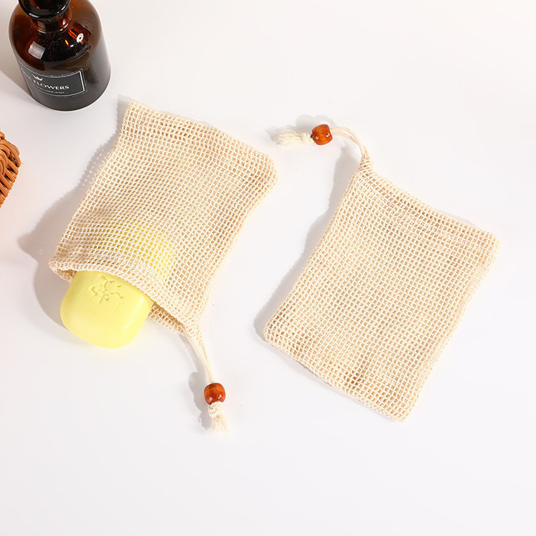 Factory Wholesale Custom Size Mesh Soap Bag Free Sample High Quality Sisal Soap Net Bag