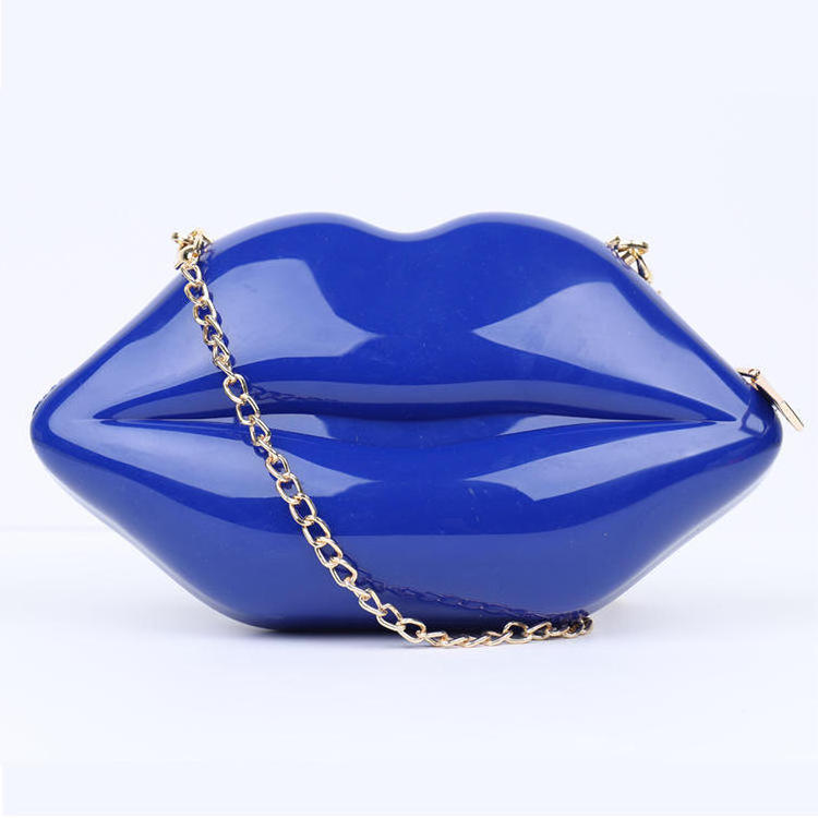 Wholesale Personalized Designer Red Lips Shaped Sexy Jelly Purses And Handbags For Women Handbags