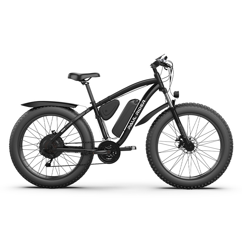 PAUL RIDER USA warehouse 26 Inch 48V 500W 1000W hybrid e bike mtb ebike Fat Tire Electric Mountain Bike