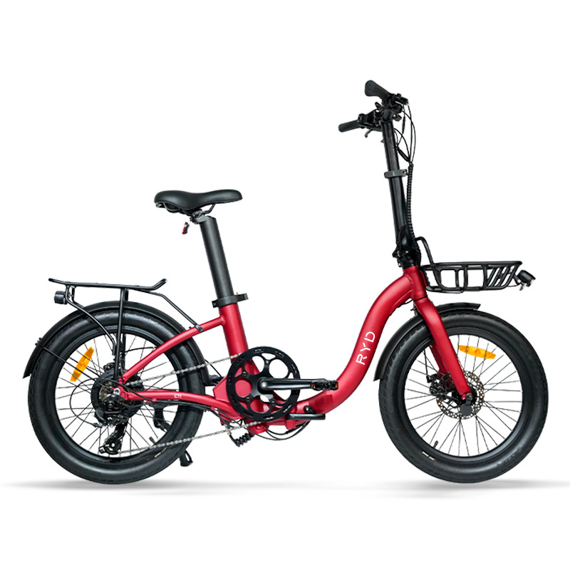 36V 350W 10.5Ah Samsung Lithium Battery 20 inch foldable step through  e bike  city e bike suitable for elder people