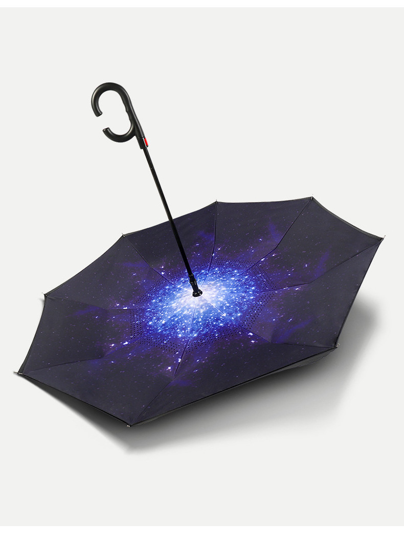 More designs to choose  inside out magic c handle inverted reverse auto umbrella