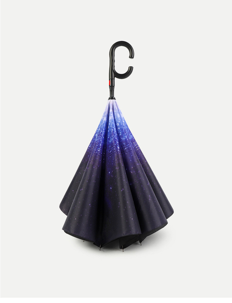 More designs to choose  inside out magic c handle inverted reverse auto umbrella