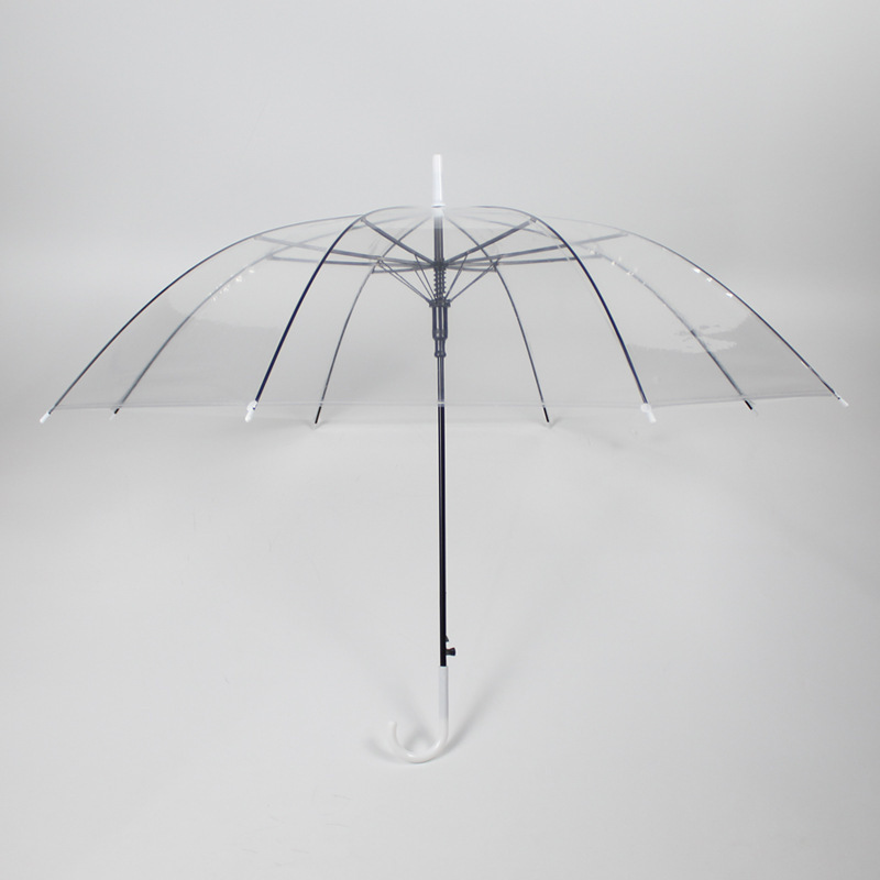 21 inch kids clear PVC POE bubble plastic umbrella cheap