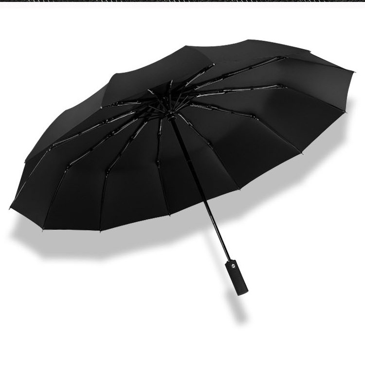 High quality 12K modern 3 fold automatic mens rain umbrella