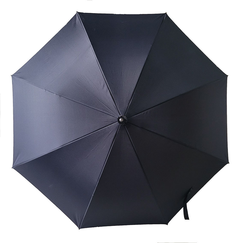 High quality  RPET pongee fiberglass ribs  high level  hook  handle umbrella