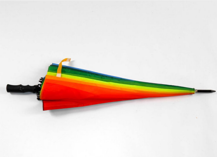 Nice shape Windproof umbrella frame big promotional rainbow umbrella