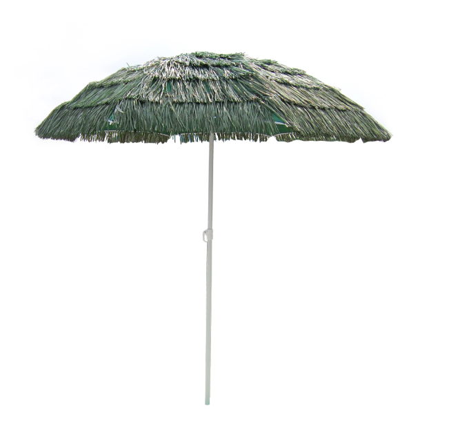 cheap price advertising thatch straw as beach umbrella