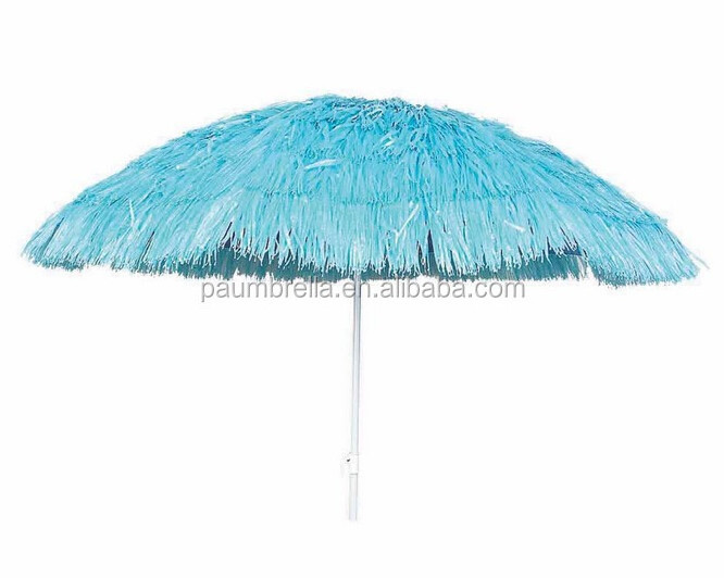 cheap price advertising thatch straw as beach umbrella