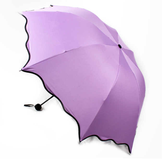 3 fold vinyl wet fold  color change  magic umbrella