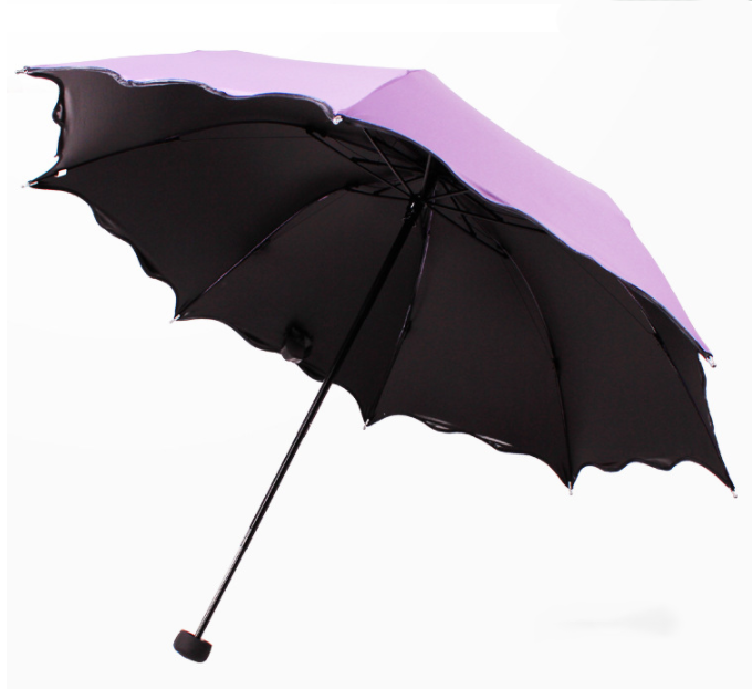 3 fold vinyl wet fold  color change  magic umbrella