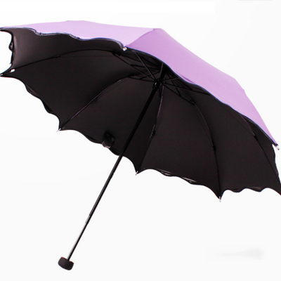 3 fold vinyl wet fold  color change  magic umbrella