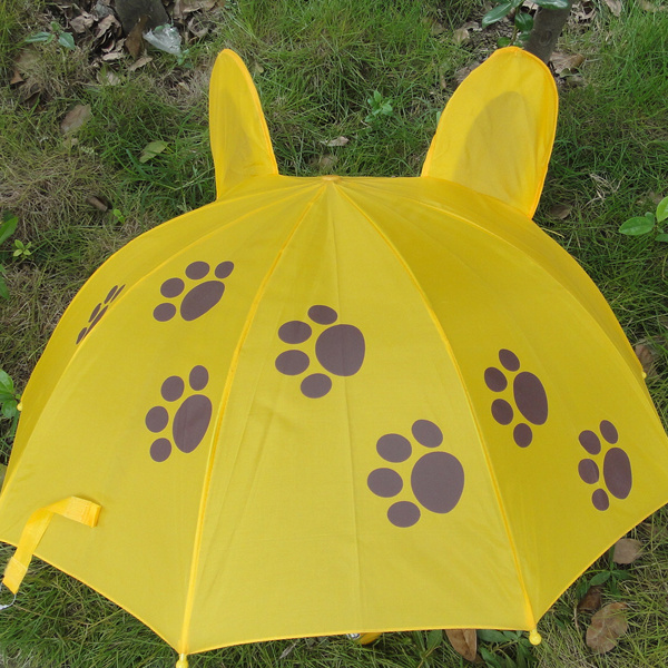 OEM wholesale cat design animal  bear umbrella for kids umbrella with ears