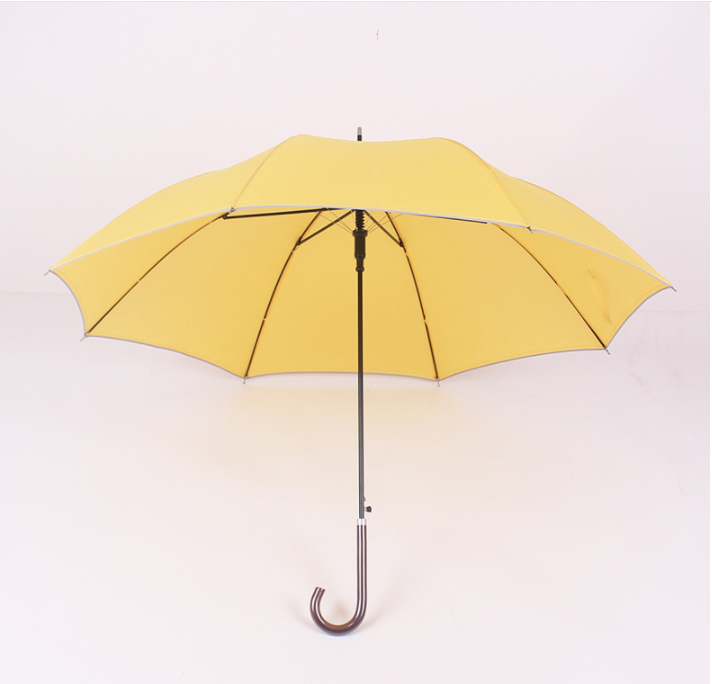 custom 100% RPET ECO friendly  recyclable  straight reflective  umbrella