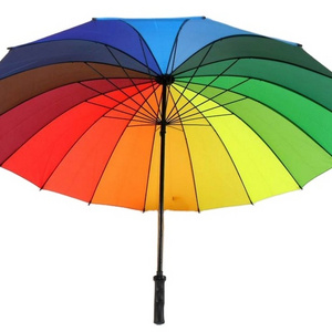 Nice shape Windproof umbrella frame big promotional rainbow umbrella