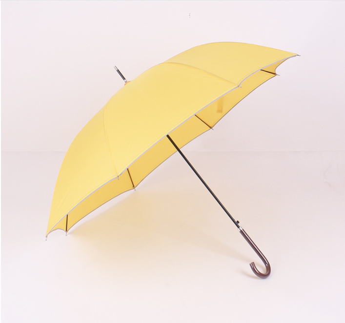 custom 100% RPET ECO friendly  recyclable  straight reflective  umbrella