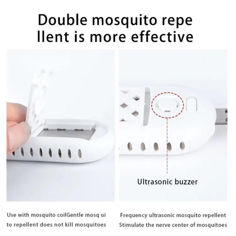 Portable USB Anti-mosquito Battery Repellent Operated Repellant Device Electric Mosquito Repellent for Car/home/outdoor/hunting