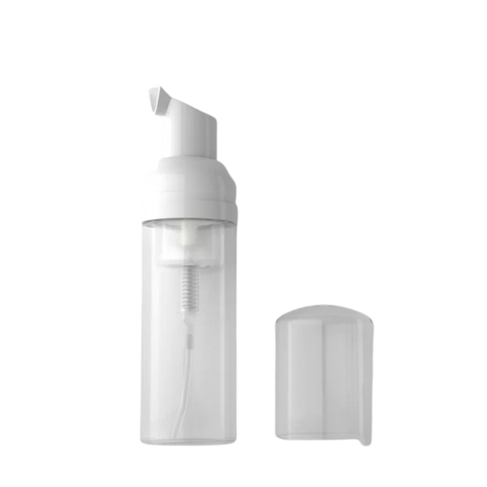 OEM ODM Custom 30ml 60ml PET Plastic Empty Travel Soap Foam Pump Bottle Dispenser For Cosmetic Packaging