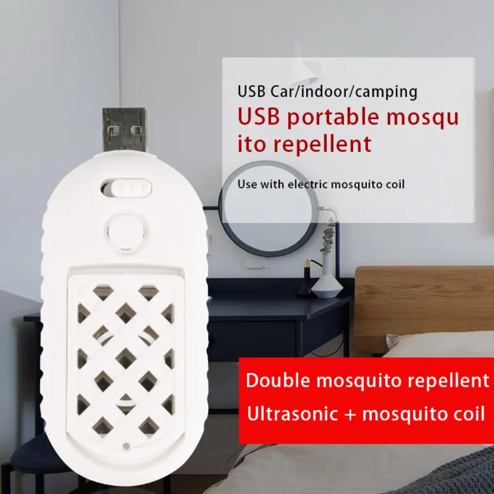 Portable USB Anti-mosquito Battery Repellent Operated Repellant Device Electric Mosquito Repellent for Car/home/outdoor/hunting