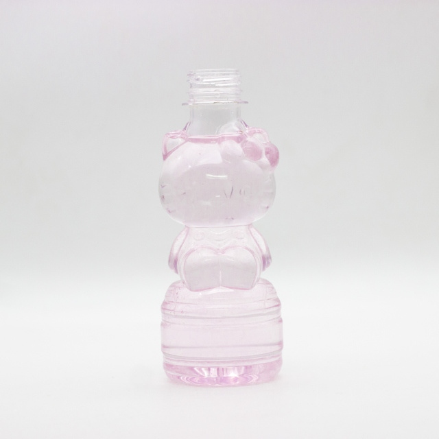 200ml clear Pharmaceutical PET plastic Bottle cat-shaped cough syrup PET Bottle with Screw Cap