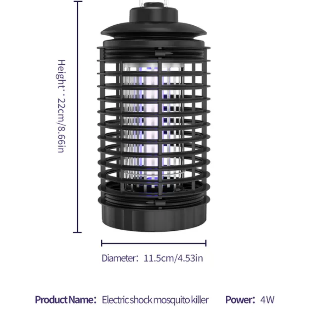 High Voltage Electric UV Led Photocalyst Mosquito Killer Lamp Bug Bee Moth Trap Fly Mosquito Zapper  in Pavico VietNam