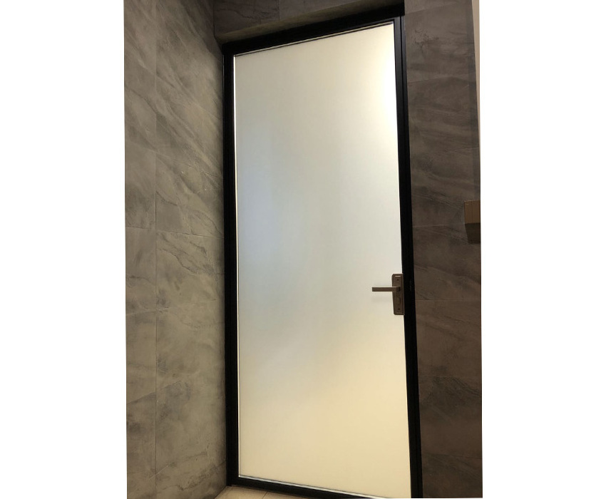 Factory price Modern bath room door hinge Interior Entry Swing glass door