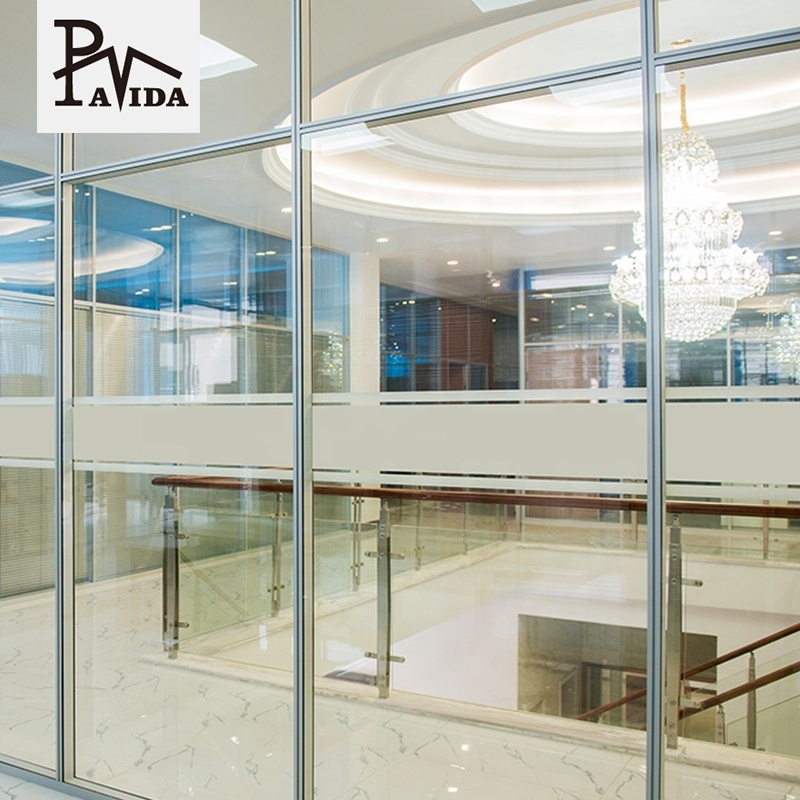 Customization Aluminium Frame Office Glass Partition Office Cabin Partition Interior Glass Partition