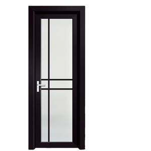 Metal bathroom door for toilet aluminium glass storefront single door exterior aluminum door