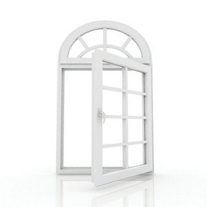 Modern grill design aluminum arched casement window factory best price casement window hinge window