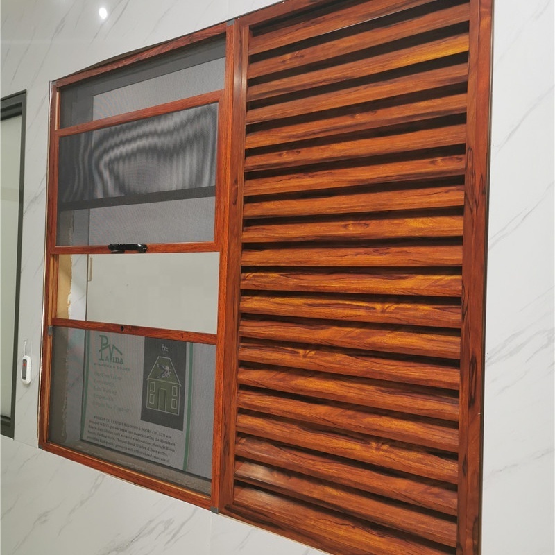 Foshan PAVIDA Aluminum Glass Panel Louver Window/ jalousie windows Manufacture