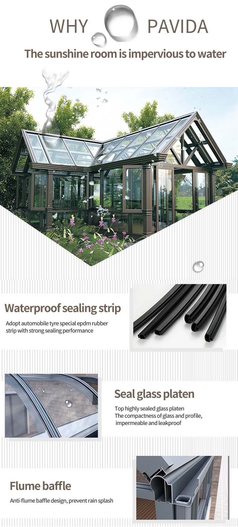 3mm thickness sunrooms portable aluminum frame glass sunroom sale house conservatory sunroom