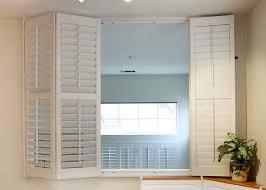 Factory Direct Bi Fold Shutter Custom Plantation Shutters White Louvered Aluminium Frame Folding Door