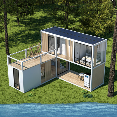 20FT Australia 2 Bedroom Luxury Predfabricated Container Homes 40ft Expandable Container House With Full Bathroom