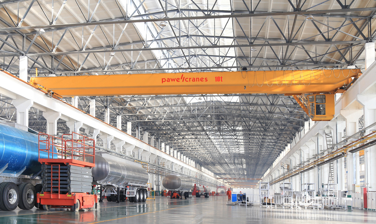 PAWELL 10 TON OVERHEAD CRAEN  single girder crane 5t TRAVELING CRANE BRIDGE CRANE